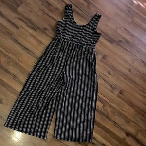 black and white striped jumper